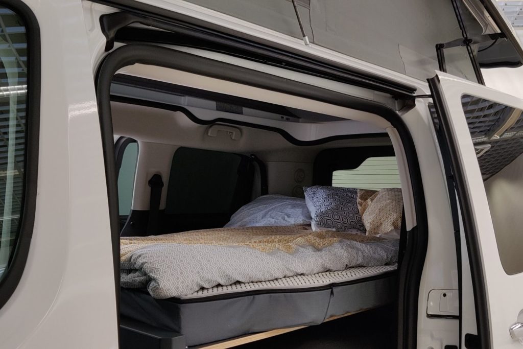 yellow camper
